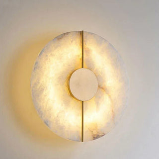 Marble Wall Lamp – Gold Wall Sconce with Integrated LED | Luxury Natural Lighting