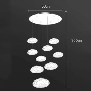 Modern Dimmable Pendant Lamp – Contemporary Ceiling Pendant With Remote Control