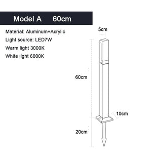 Aluminum LED Garden Lamp – Durable Patio LED Fixture | Weather Resistant Outdoor Lighting