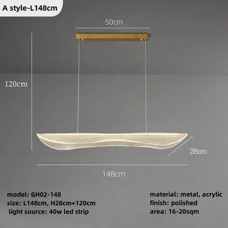 Nordic Iron Pendant Light – Modern Dining Lighting With Warm Ambient LED