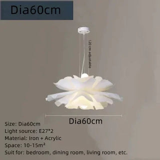Minimalist Paper Chandelier – Soft White Bedroom Lighting | Lumavera Lighting