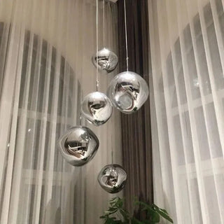 Transparent Acrylic Pendant Light – Modern Ceiling Lamp with Adjustable Hanging Cable