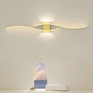 Wave Wall Sconce – Modern Adjustable LED Wall Light with White Acrylic Diffuser