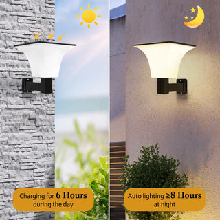 Outdoor Solar Lamp – Art Deco Waterproof Solar Garden Light with LED Battery