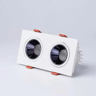 LED Recessed Spotlight Adjustable Square Design – Dimmable Aluminium Lighting