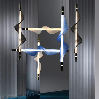 LED Pendant Lamp – Modern Pendant Light with Adjustable Warm Ambient Lighting