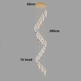 Modern LED Pendant Light – Adjustable Dimmable Ceiling Lamp for Living Room Lighting