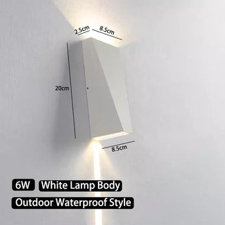 LED Up-Down Wall Light – Waterproof Aluminium Indoor Outdoor Wall Lamp