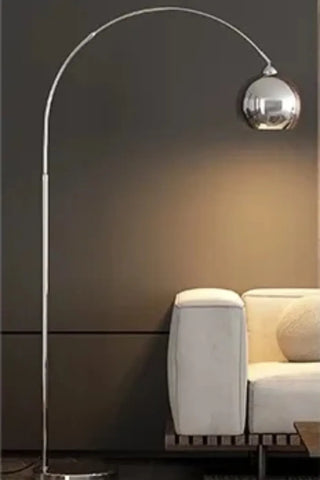 Dimmable Chrome Floor Lamp – Adjustable LED Lighting | Modern Aluminum Design