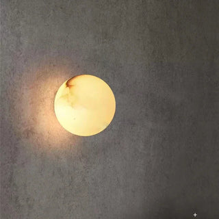 Marble Wall Light – Copper Wall Sconce with Unique Veining & Warm Light