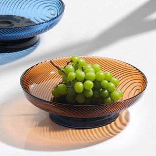 crystal glass bowl earthworks handcrafted luxury dining fruit bowl elegant tableware product view