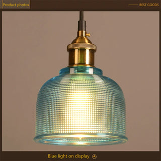 Colored Glass Pendant Light – Modern Dining Room Lighting With Amber Shade