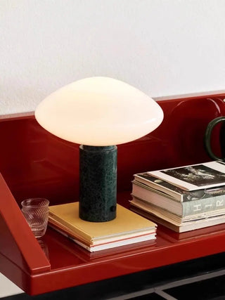 Vintage Marble Table Lamp – Nordic Retro Style Lighting | Easy To Assemble