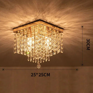 Modern Chandelier – Crystal Flower LED Lighting With Warm Ambiance | Gold Finish