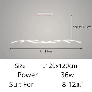 Modern LED Pendant Light – Minimalist Metal Pendant Lamp with Adjustable Lighting