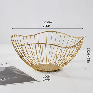 Metal fruit basket