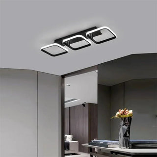 Modern Aluminum Ceiling Light – Black LED Fixture | Energy Efficient Lighting