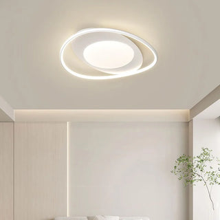Modern Ceiling Light – White LED Fixture | Dimmable Remote Control Lamp