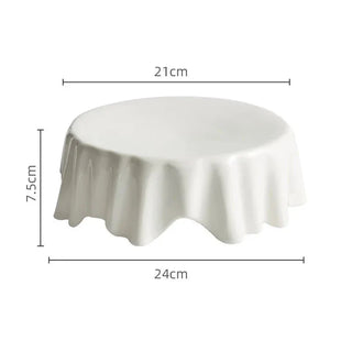 ceramic dinner plate earthworks handcrafted porcelain dishware luxury dining tableware product view