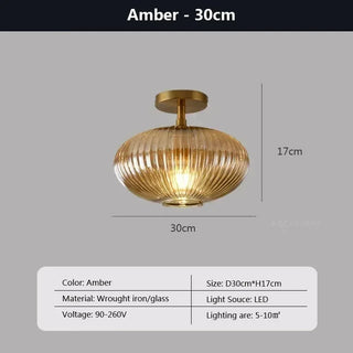 Smoked Glass Pendant Light – Nordic Pendant Light for Dining Room Lighting