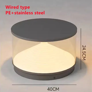 Solar Garden Lamp – Stainless Steel LED Outdoor Solar Light with Long Lasting Battery