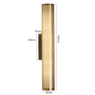 Gold Mesh Wall Light – Elegant Bedroom Wall Sconce with Warm Ambient Lighting