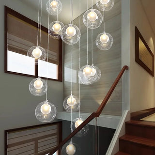 Art Deco Pendant Light – Iron Dining Room Lighting with Adjustable Brightness