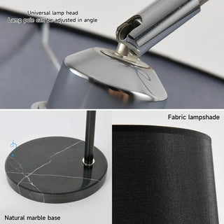 Adjustable Floor Lamp – Contemporary Living Room Lighting With Bulbs & Push Button Switch