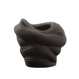 ceramic vase handmade porcelain decorative vase earthworks 26x22cm front view