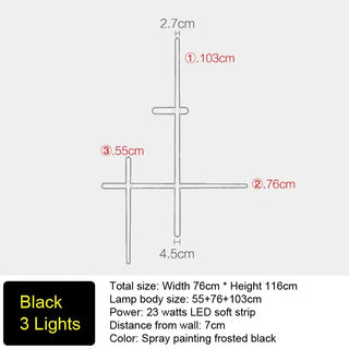 Minimalist LED Wall Light – Modern Living Room Lamp with Soft Ambient Lighting
