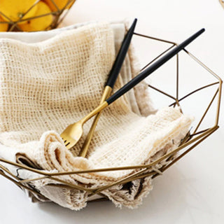 Woven iron fruit basket