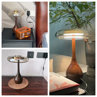 Retro Glass Floor Lamp – Japanese Style Lighting With Warm Incandescent Glow