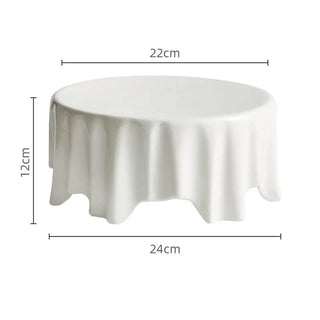 ceramic dinner plate earthworks handcrafted porcelain dishware luxury dining tableware feature view