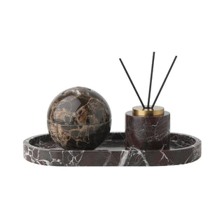 marble stone diffuser earthworks handcrafted aroma diffuser set incense burner tray close-up