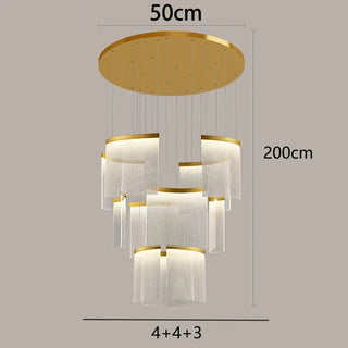 Modern Pendant Light – Alloy LED Pendant Fixture | Living & Dining Room Lamp