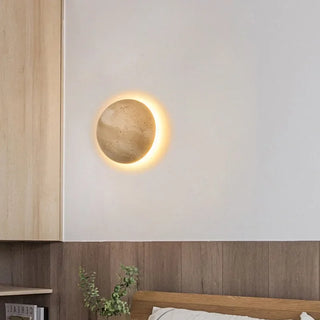 Stone Wall Light – Modern Wall Sconce with Natural Stone Finish & Soft LED Illumination