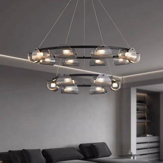 Smoked Glass Pendant Light – Modern Dining Room Lighting With Chrome Finish