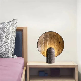 Minimalist Resin Table Lamp – Modern E27 Base Lamp with LED Bulb Included