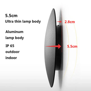Aluminum Outdoor Wall Light – Modern Slim LED Waterproof Sconce | IP65 Rated