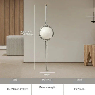 Modern Iron Floor Lamp – Energy Efficient LED Lighting With Push Button Switch