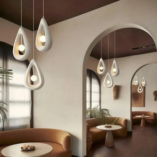 Wabi-Sabi Pendant Light – Handcrafted Organic Pendant Lamp with Soft LED Lighting