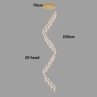 Modern LED Pendant Light – Adjustable Dimmable Ceiling Lamp for Living Room Lighting