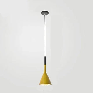 Conical Aluminum Pendant | Adjustable Cable Lighting - Matte Finish Light Fixture