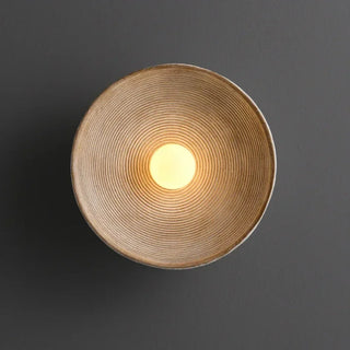 Solar Ripple Wall Light – Adjustable LED Lighting With Frosted Glass Shade