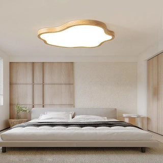 Eco LED Ceiling Light – Modern Wood & Acrylic Lamp With Adjustable Color Temperature