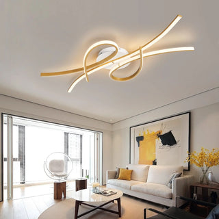 Linear Ceiling Light – Modern Dimmable LED Lamp with Remote Control Dimmer