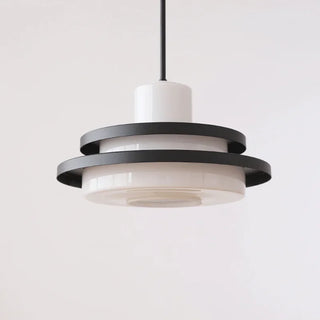 Industrial Glass Pendant Lamp – Modern Industrial Lighting With Iron Finish