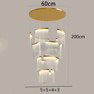 Modern Pendant Light – Alloy LED Pendant Fixture | Living & Dining Room Lamp