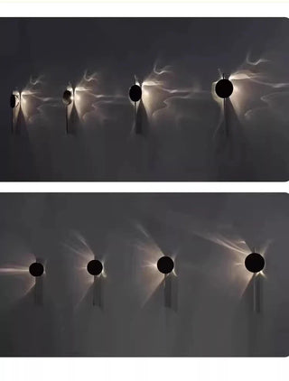 Stainless Steel Wall Light – Minimalist Bedroom Lamp with Built-In LED Module