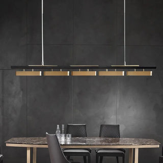 Two-Tone Metal Pendant – Modern Pendant Light With LED Lighting For Dining Room